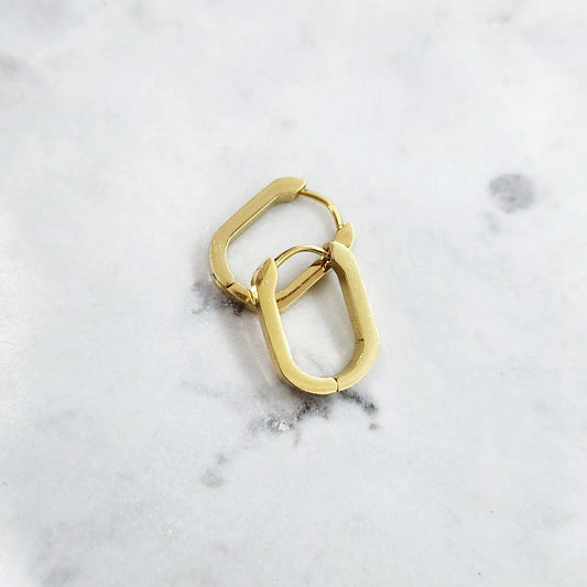 Koquetta Accessories - Geo Oval Earrings