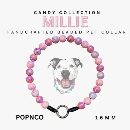 POPNCO Handcrafted Beaded Pet Collars - 15"Collars