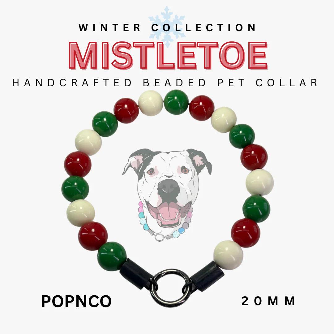 POPNCO Handcrafted Beaded Pet Collar - 12.5" Collars