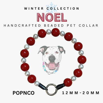 POPNCO Handcrafted Beaded Pet Collars - 16" Collars
