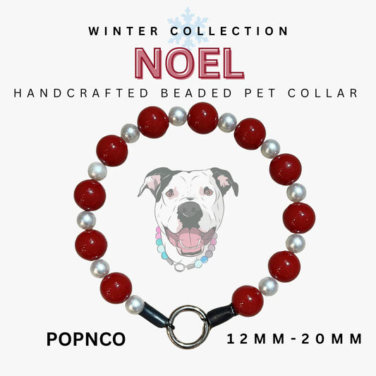 POPNCO Handcrafted Beaded Pet Collars - 13.75" Collars