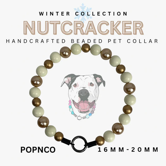 POPNCO Handcrafted Beaded Pet Collars - 17.25"