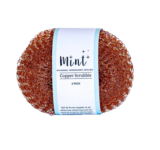 Mint Cleaning Products - Copper Scrubbie - 2 pack
