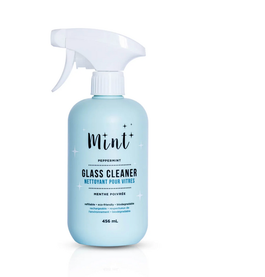 Mint Cleaning Products - Glass Cleaner, Plastic Bottle