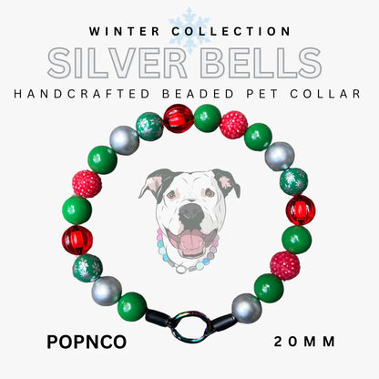 POPNCO Handcrafted Beaded Pet Collars - 14.5" Collars