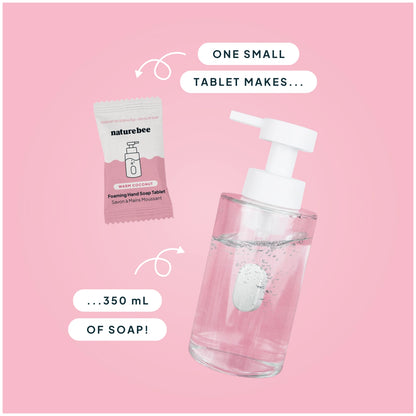 Nature Bee - Warm Coconut - Concentrated Foaming Hand Soap Refill Kit