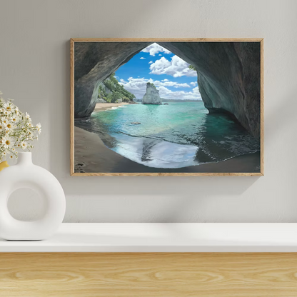 Leah Fisher Art - Cathedral Cove