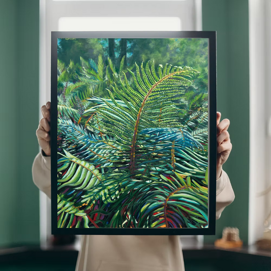 Leah Fisher Art - Dancing Ferns