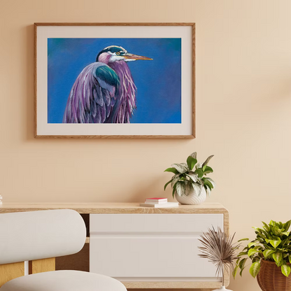 Leah Fisher Art - The Handsome Heron