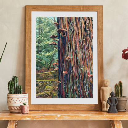 Leah Fisher Art - Mushrooms At Mundy Park