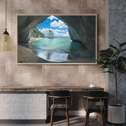 Leah Fisher Art - Cathedral Cove