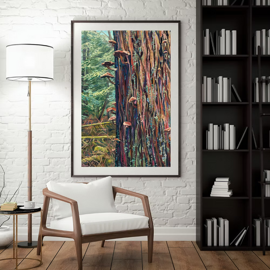 Leah Fisher Art - Mushrooms At Mundy Park