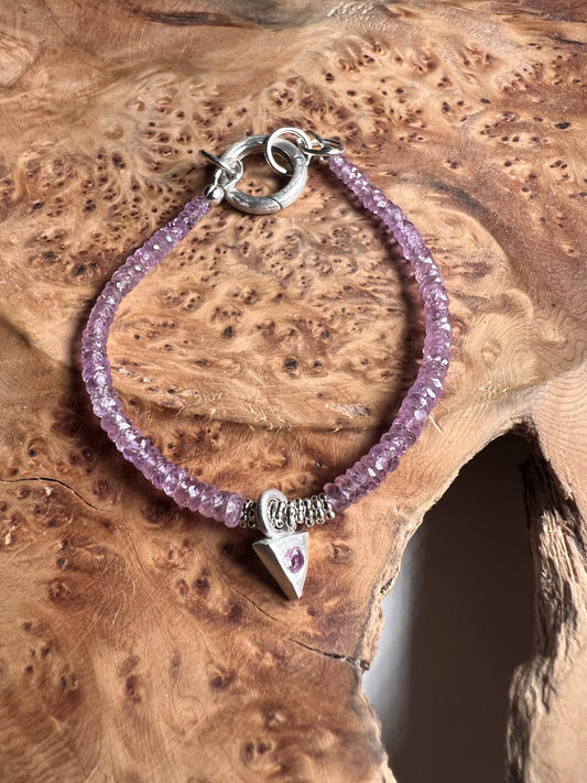Michele Chow Designs - Lavender Sparkle Bracelet (Item 15)