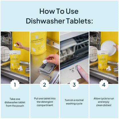 Nature Bee - Dishwasher Tablets Lemon
