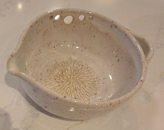 CM Pottery - White dressing bowl