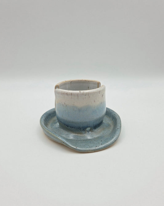 CM Pottery - Foggy Horizon sponge holder