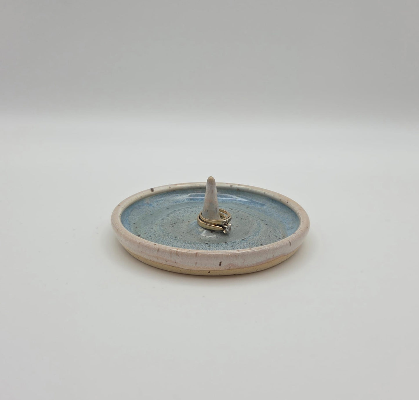 CM Pottery - Frosty Blue ring holder