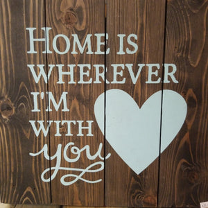 Wooden Sign ($35)