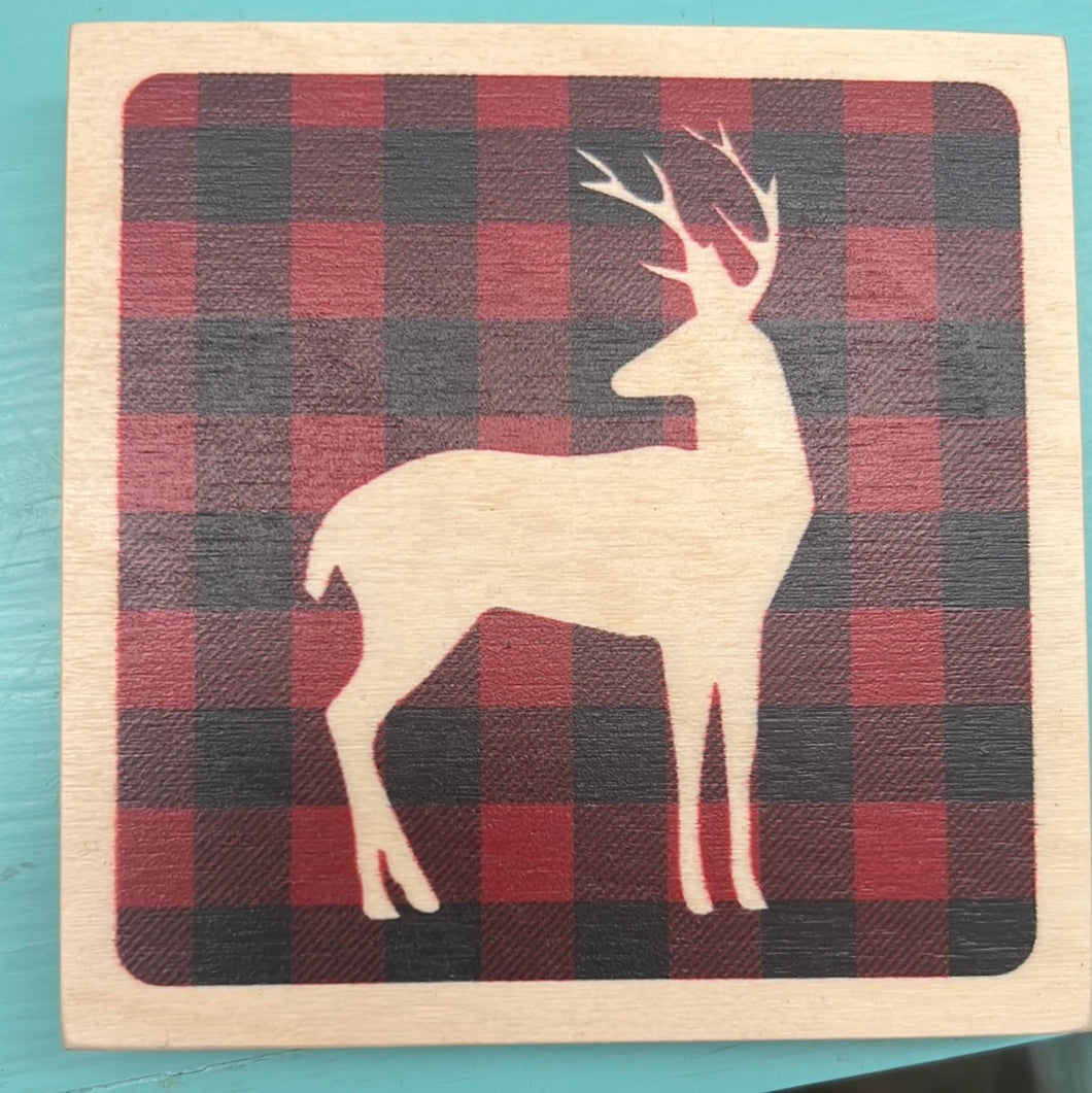 Reclaimed Print Co. - Coaster - Deer