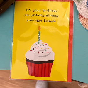 Uncooked - “happy birthday “ inside cards 2023