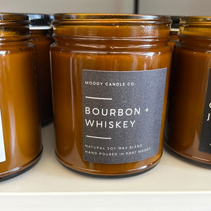 Moody Candle Co. - Brown Jar - Bourbon Whiskey 2023