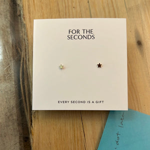 For The Seconds - Mini Star Earrings