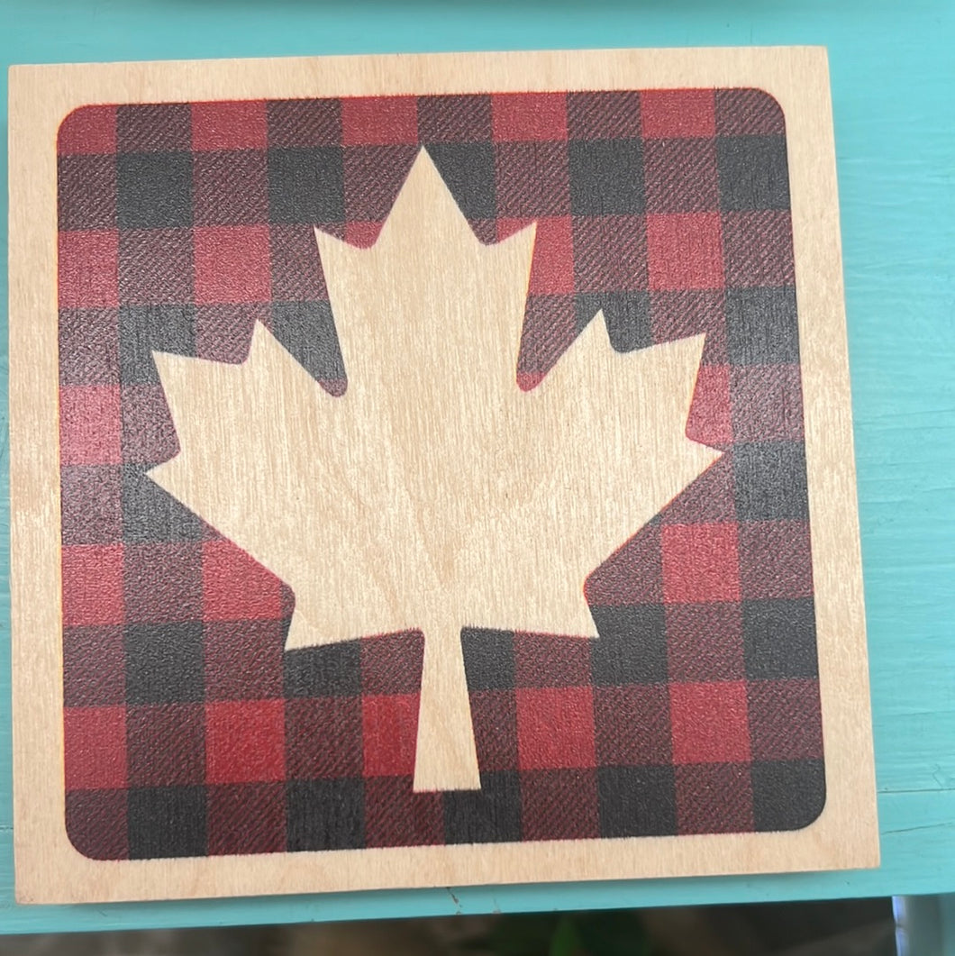 Reclaimed Print Co. - Coaster - Maple Leaf 2023