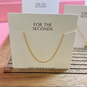 For the Seconds - Gold Chain